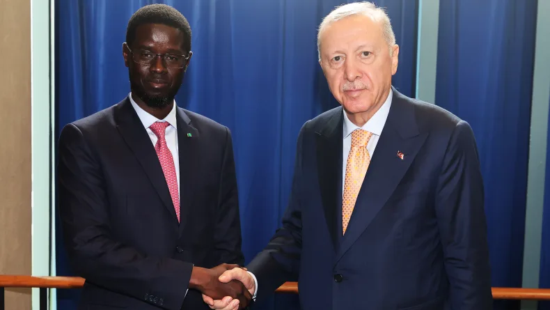 Cumhurbaşkanı Erdoğan, Senegal Cumhurbaşkanı Faye ile görüştü