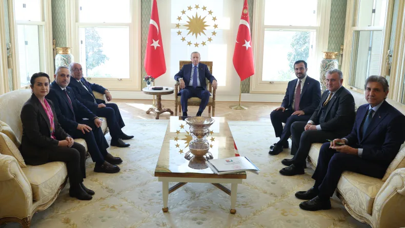 Cumhurbaşkanı Erdoğan, Şile Belediye Başkan Vekili Sacit Terzi’yi kabul etti