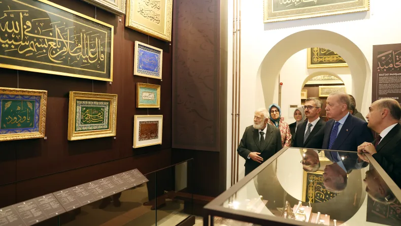 Cumhurbaşkanı Erdoğan Topkapı Sarayı Darphane-i Amire Müzeleri Açılış Töreni'nde konuştu-1