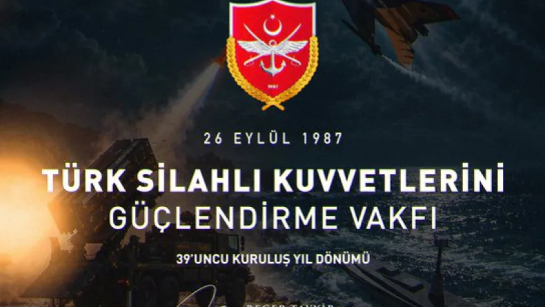 Cumhurbaşkanı Erdoğan, Türk Silahlı Kuvvetlerini Güçlendirme Vakfı'nın kuruluş yıl dönümünü kutladı