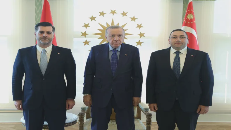 Cumhurbaşkanı Erdoğan, Üsküdar Belediye Başkan Vekili Dündar Ziya Gültekin'i kabul etti