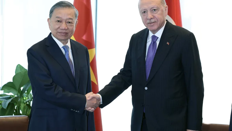 Cumhurbaşkanı Erdoğan, Vietnam Devlet Başkanı To Lam ile görüştü