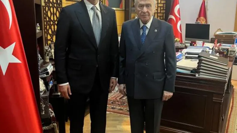 Devlet Bahçeli, TFF Başkanı Hacıosmanoğlu'nu kabul etti