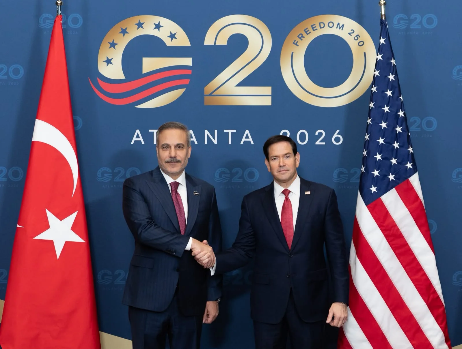 Dışişleri Bakanı Fidan,ABD Dışişleri Bakanı Rubio ile bir araya geldi