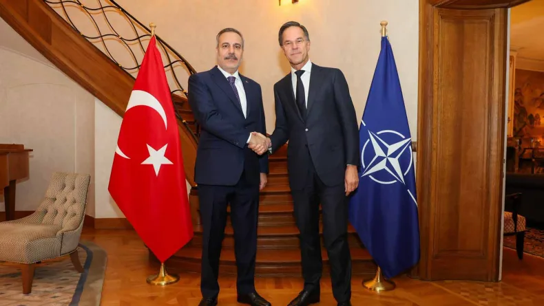 Dışişleri Bakanı Fidan, NATO Genel Sekreteri Mark ile görüştü