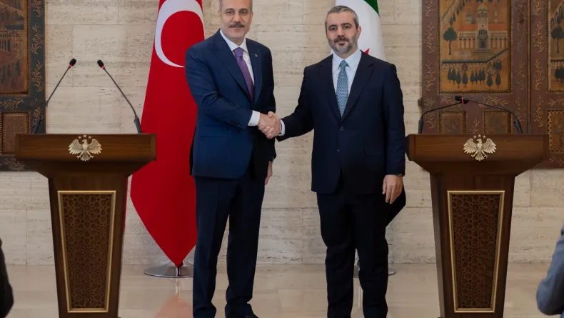 Dışişleri Bakanı Fidan, Suriyeli mevkidaşı Şeybani ile görüştü