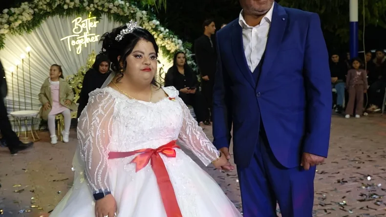 Down sendromlu Elif'in düğün hayali gerçek oldu