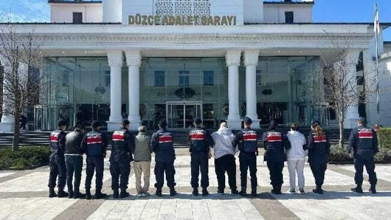 Düzce merkezli 6 ilde dolandırıcılık operasyonu; 9 tutuklama
