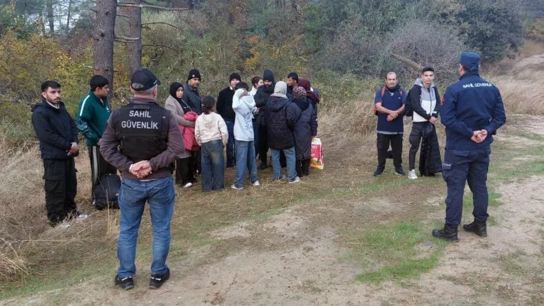 Edirne’de 18 kaçak göçmen yakalandı