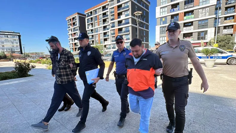 Edirne'de lokanta işleten çifti darbeden 2 şüpheli adliyede