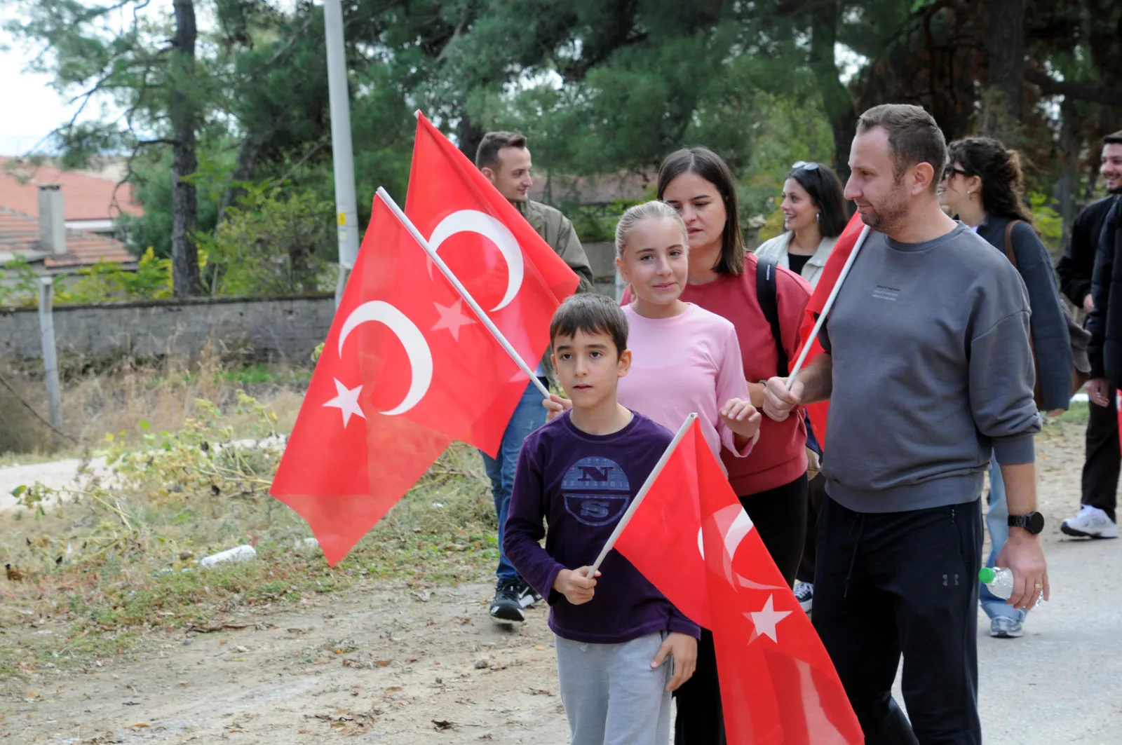 Edirne'de Sırpsındığı Zaferi dolayısıyla 4 kilometrelik anma yürüyüşü yapıldı