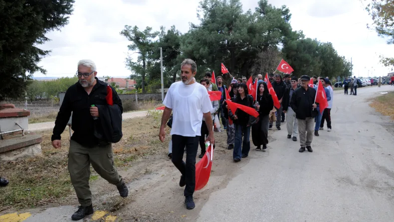 Edirne'de Sırpsındığı Zaferi dolayısıyla 4 kilometrelik anma yürüyüşü yapıldı