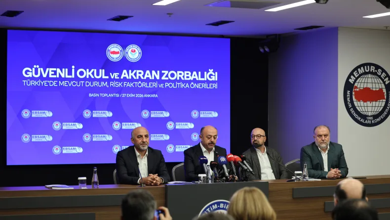 Eğitim-Bir-Sen’den, ‘Güvenli Okul ve Akran Zorbalığı’ araştırması