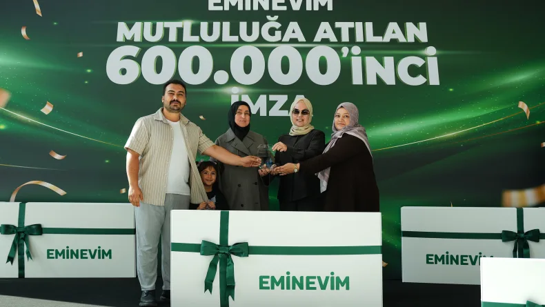Eminevim 600 bininci teslimatını gerçekleştirdi