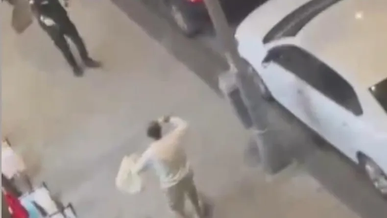 Esenler'de polise bıçakla saldırdığı öne sürülen şüpheli, bacağından vuruldu