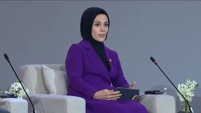 Esra Albayrak, Özbekistan'da düzenlenen zirvede konuştu