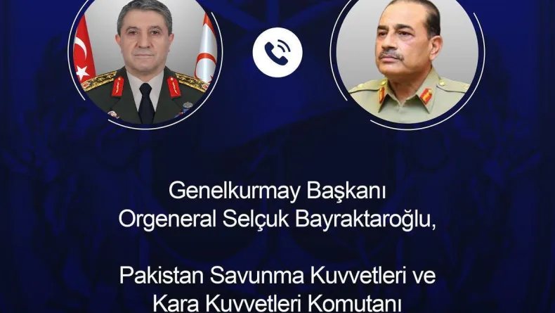 Genelkurmay Başkanı Orgeneral Bayraktaroğlu, Pakistan Savunma Kuvvetleri Komutanı Munir ile görüştü