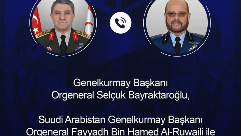 Genelkurmay Başkanı Orgeneral Bayraktaroğlu, Suudi mevkidaşı Al-Ruwaili ile görüştü