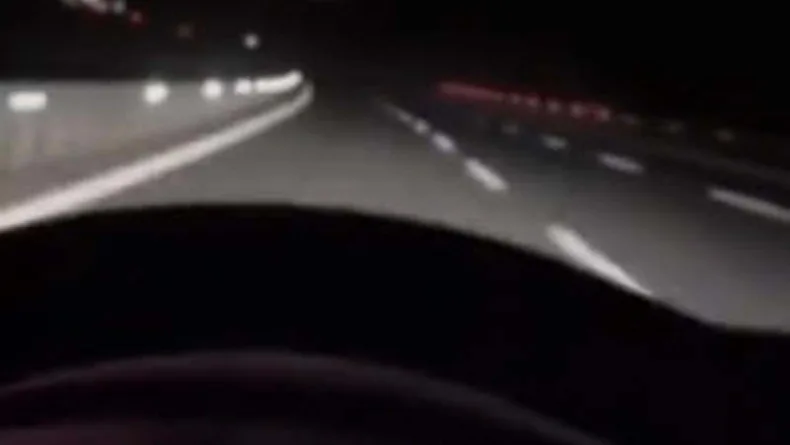 Hız ihlali yaptığı görüntüleri sanal medyada paylaşan sürücüye 25 bin TL ceza