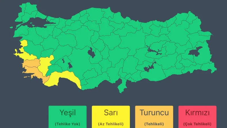 İçişleri Bakanlığı'ndan 'sağanak' uyarısı