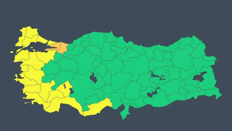 İçişleri Bakanlığı'ndan 'sağanak' ve 'fırtına' uyarısı