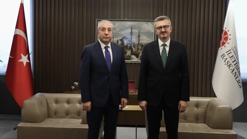 İletişim Başkanı Duran, FAO Genel Direktörlüğüne aday gösterilen Mehdi Eker ile bir araya geldi