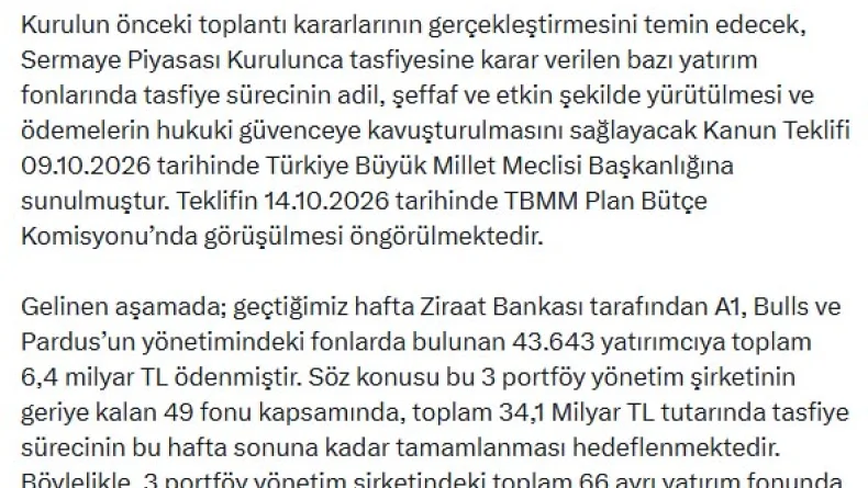 İletişim Başkanlığı: Fon Kurulu 5'inci toplantısını yaptı