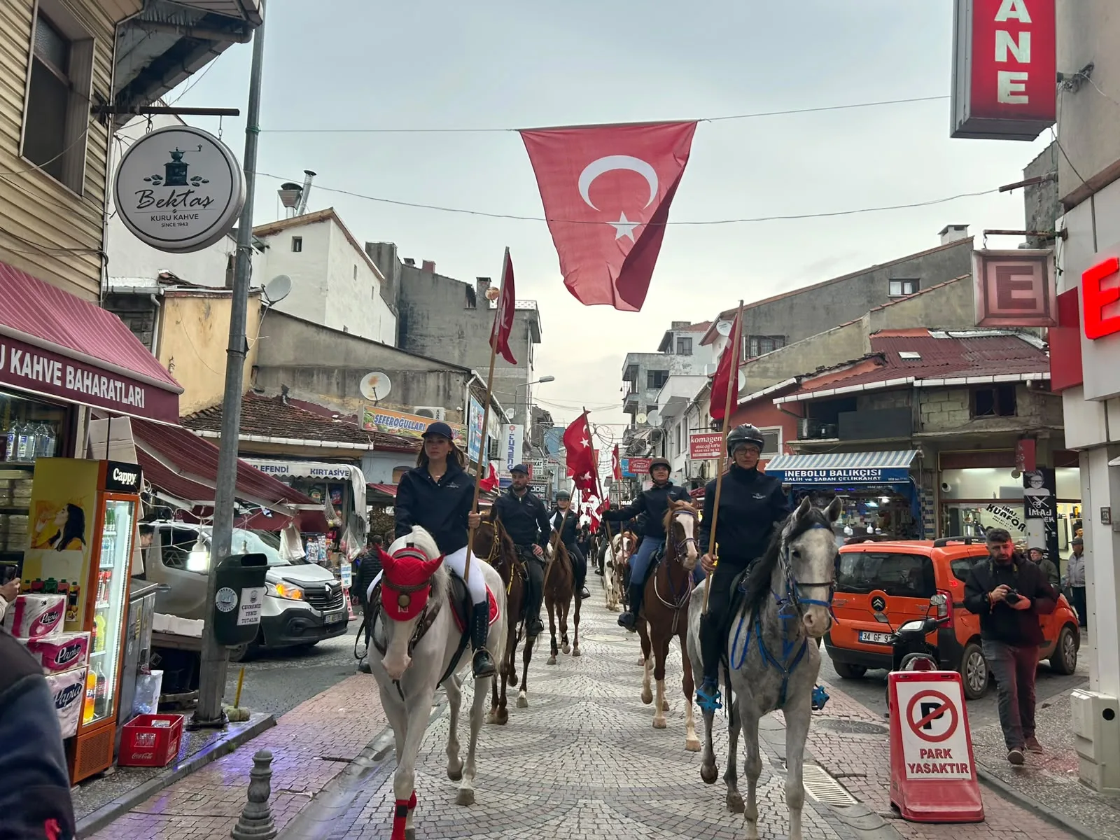 İnebolu'da 3'üncü İstiklal Yolu Atlı Yürüyüşü başladı
