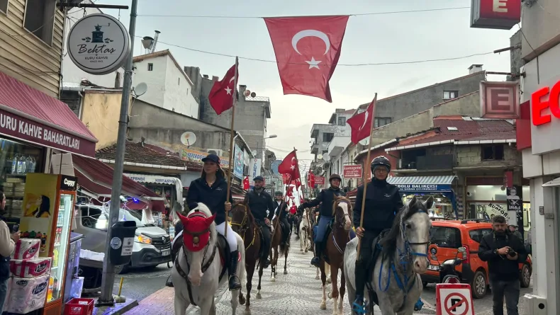 İnebolu'da 3'üncü İstiklal Yolu Atlı Yürüyüşü başladı