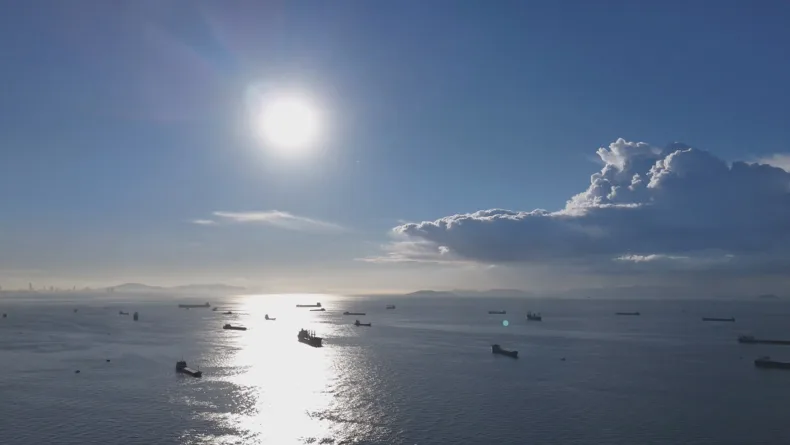 İstanbul'da bulutlar görsel şölen oluşturdu