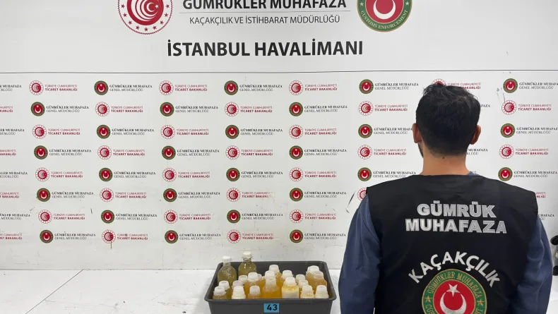 İstanbul Havalimanı'nda 34 kilo 400 gram uyuşturucu ele geçirildi