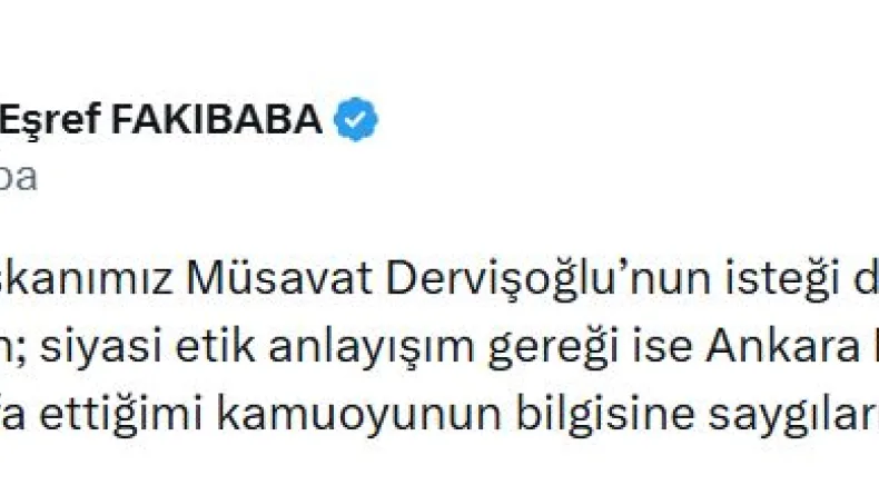 İYİ Partili Fakıbaba'dan istifa kararı