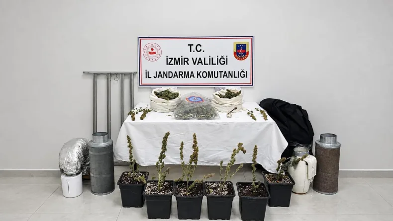 İzmir'de 5 kilo skunk ele geçirildi
