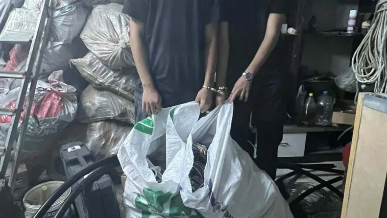 İzmir’de 7 ayrı kablo hırsızlığı olayına karışan 3 şüpheliye suçüstü