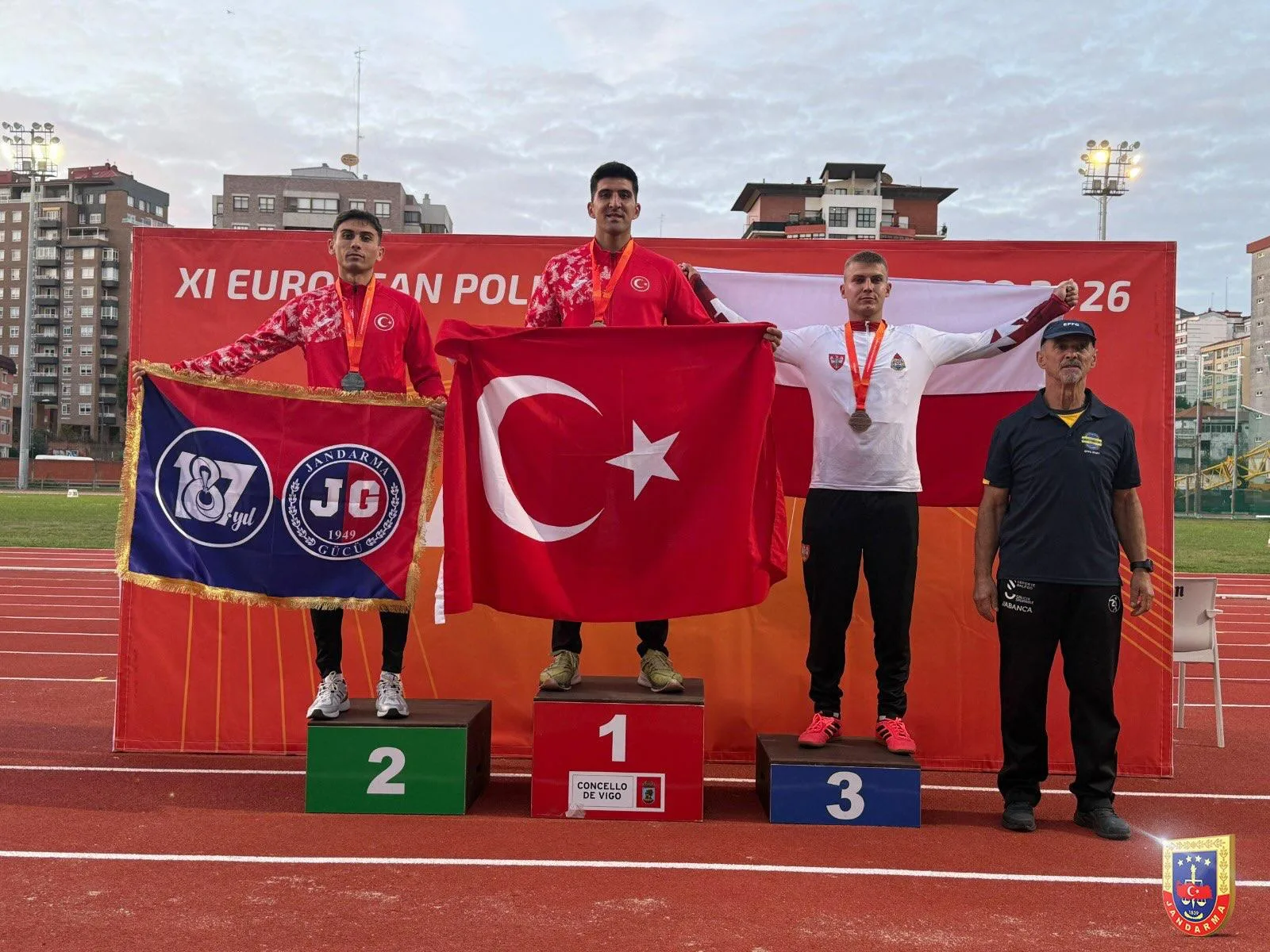 Jandarma Gücü İspanya’dan 101 madalya ile döndü
