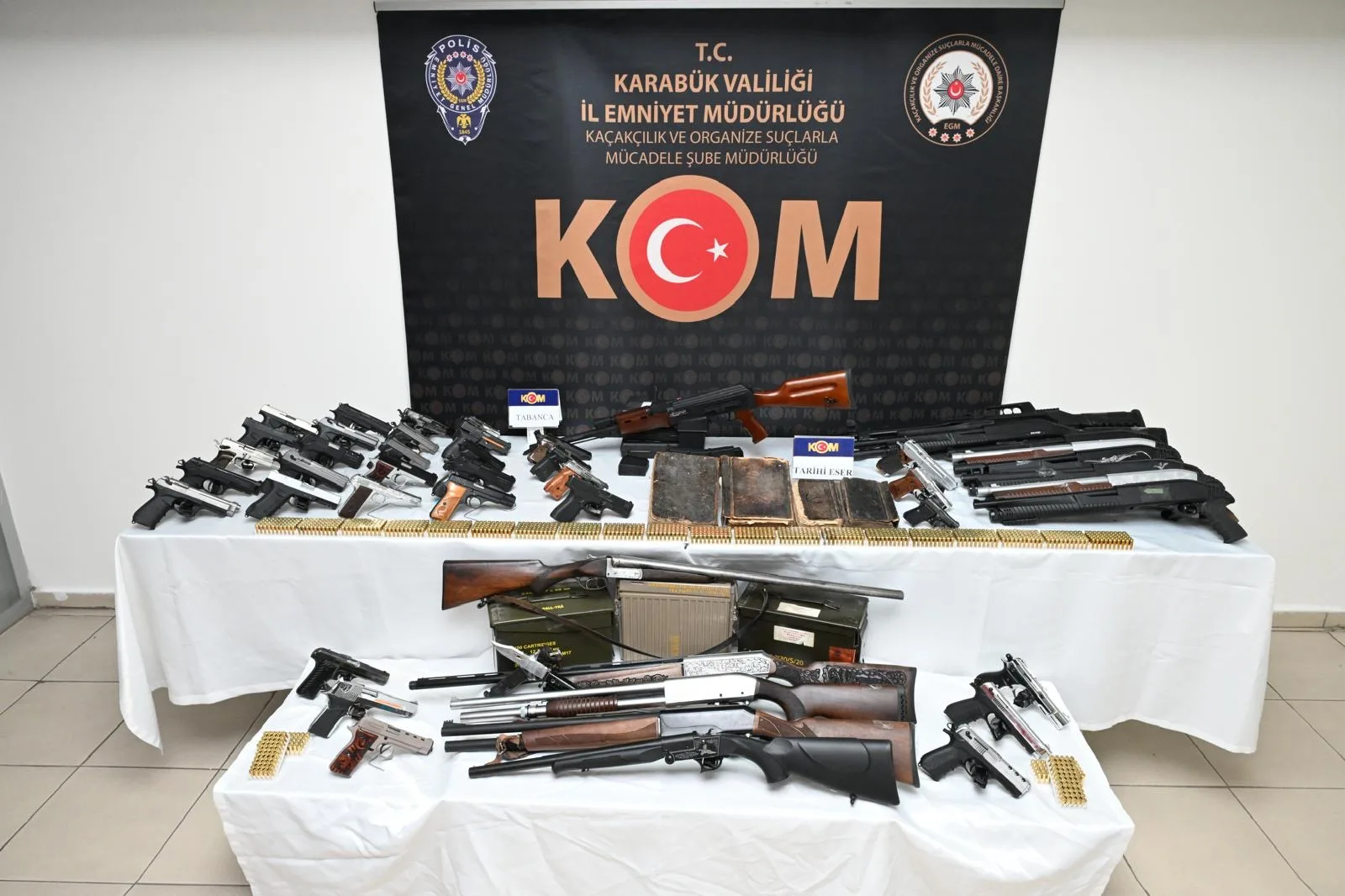 Karabük ve Bartın’da kaçak silah operasyonu: 2 tutuklama