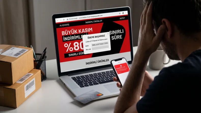 Kasım ayı indirimleri öncesi siber güvenlik uzmanından 'sahte site' uyarısı: Sanal kart kullanın