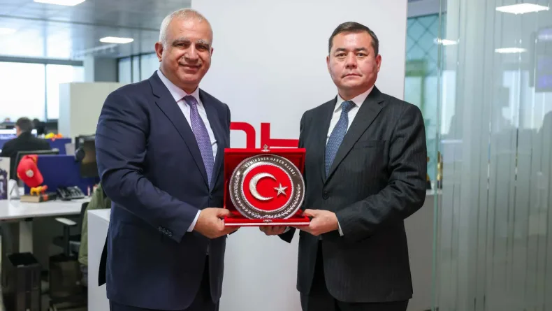 Kazakistan Başkonsolosu Sary’dan DHA’ya ziyaret