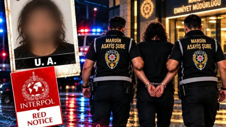 Kırmızı bültenle aranan cinayet şüphelisi Mardin’de yakalandı