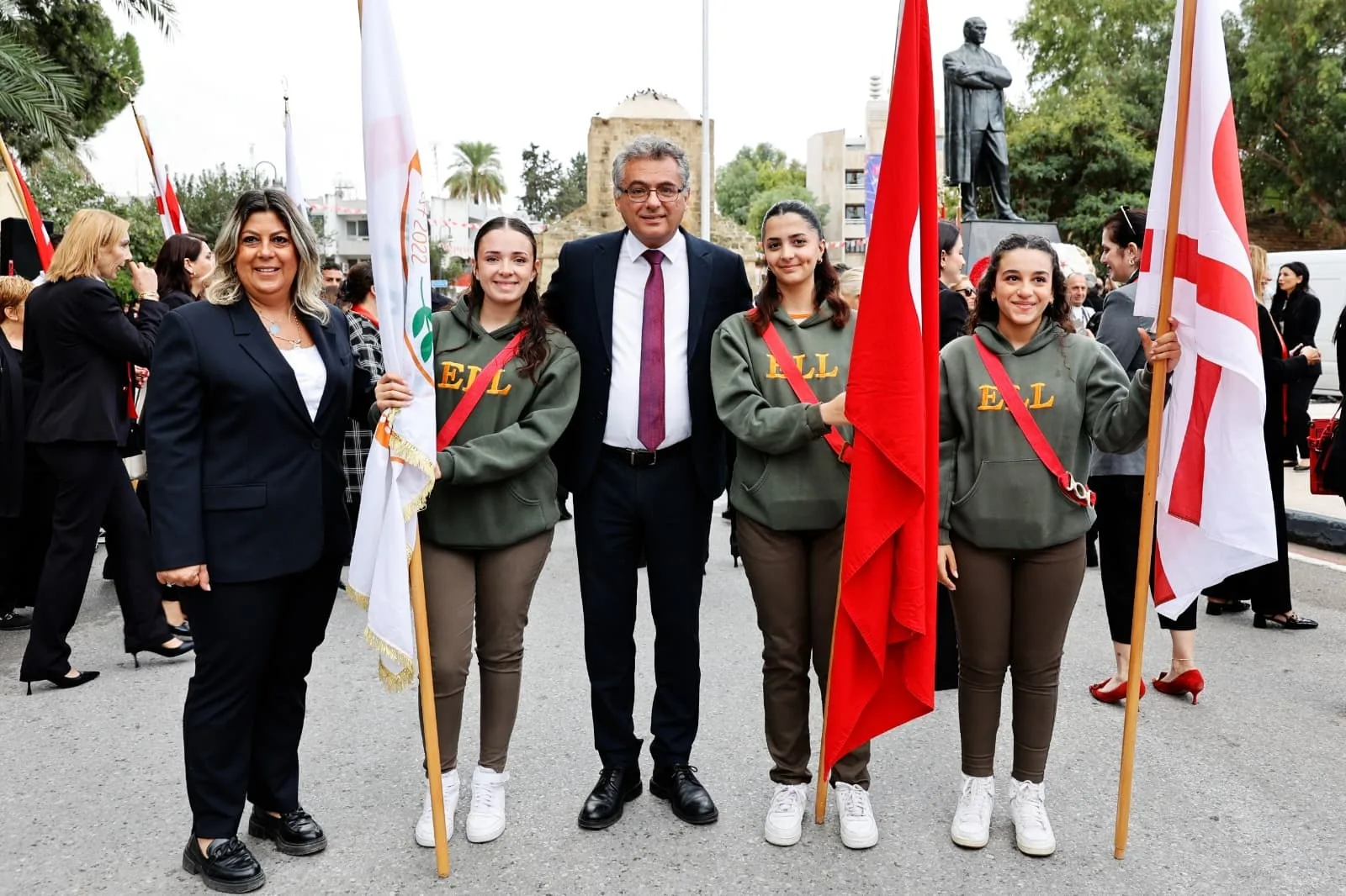 KKTC'de 29 Ekim Cumhuriyet Bayramı törenlerle kutlandı