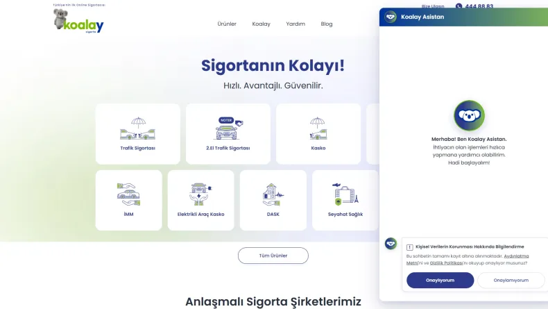 Koalay Sigorta’nın yapay zeka asistanı ilk poliçesini kesti