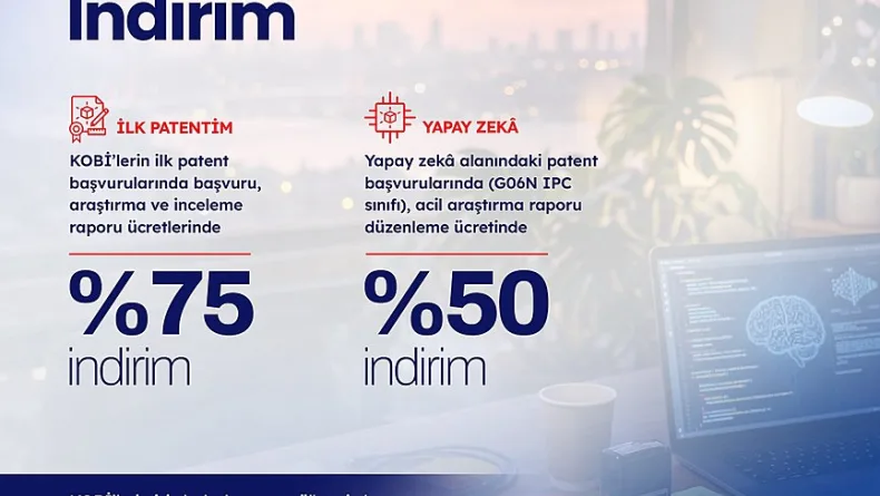 KOBİ'lerin patent başvuru ücretlerine indirim