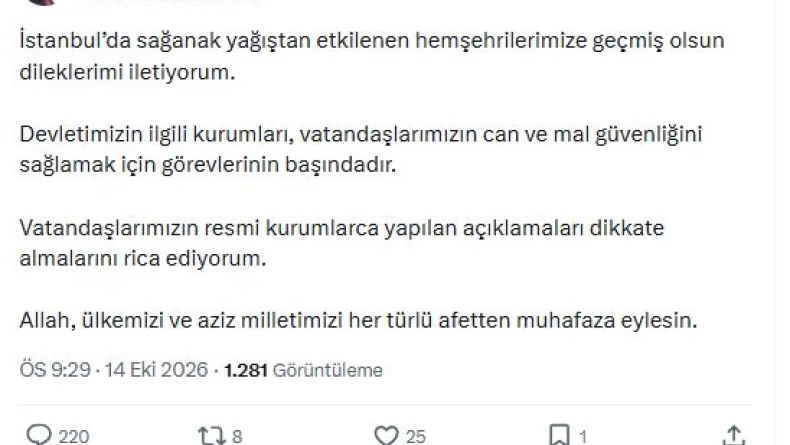 Kurtulmuş: Devletimizin ilgili kurumları görevlerinin başındadır