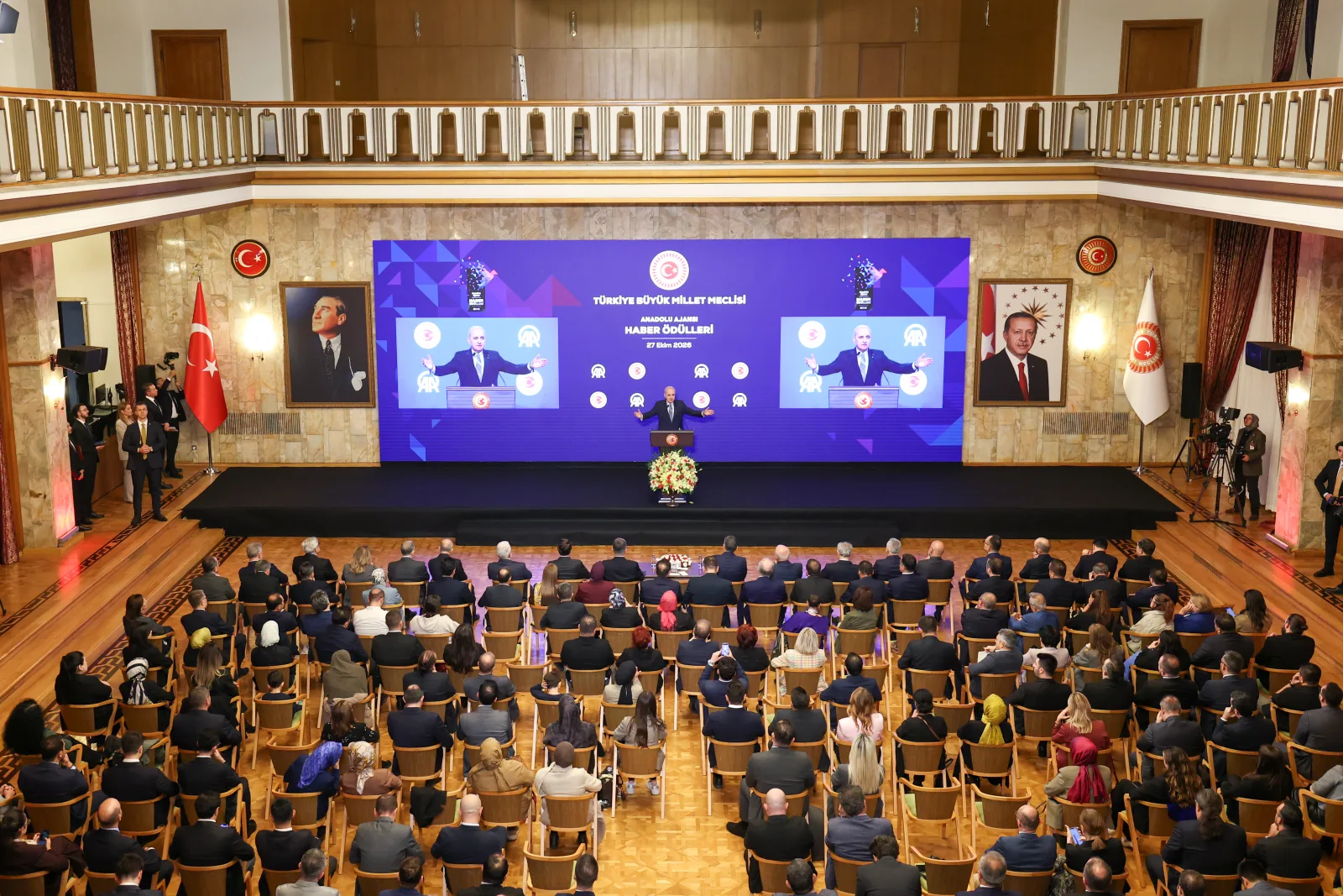Kurtulmuş: Dünya gündeminde etkisi olmayan Türk medyasının güçlü Türkiye hedefine katkı sunmayacağı aşikar