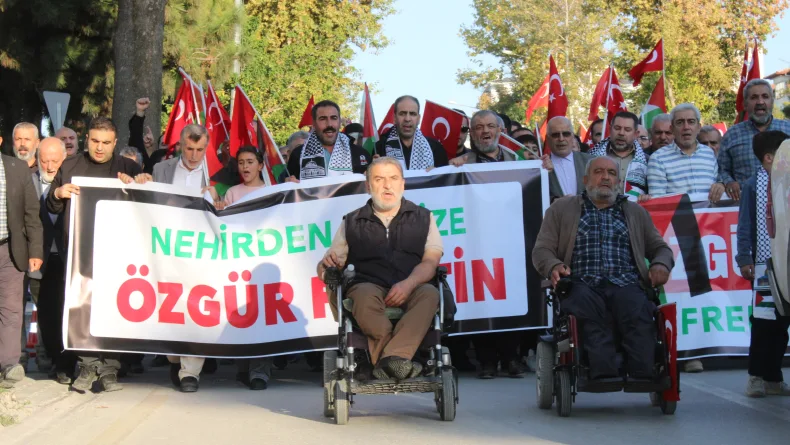 Malatya'da 'Büyük Filistin Yürüyüşü' düzenlendi