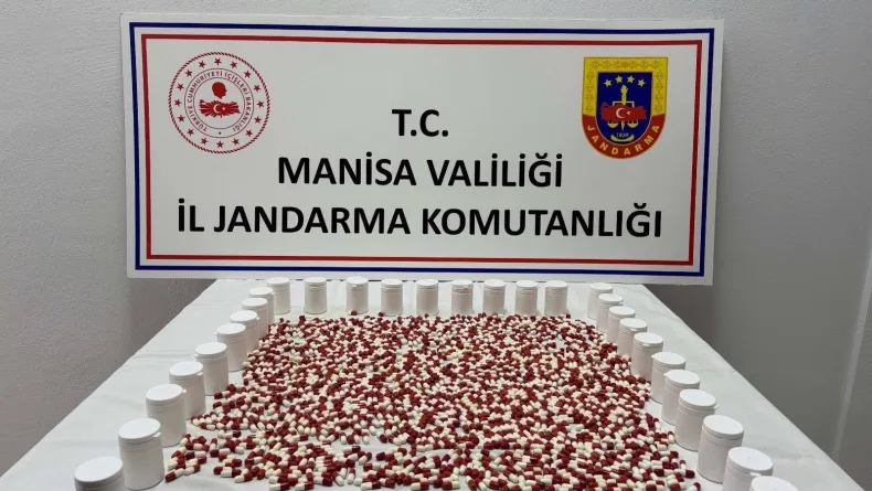 Manisa’da 86 bin 654 sentetik ecza ele geçirildi