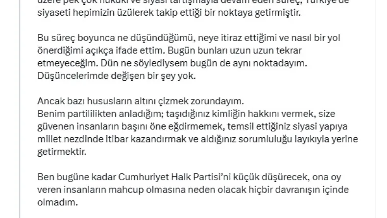 Mansur Yavaş, CHP'den istifa etti