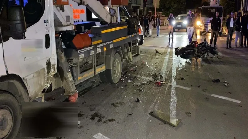 Motosikletle vincin çarpıştığı kazada yaralanan Mustafa Can, 5 gün sonra öldü