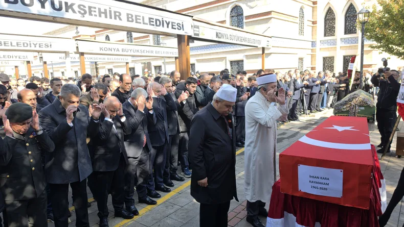 Muratpaşa Kaymakamı Kara, Konya'da toprağa verildi