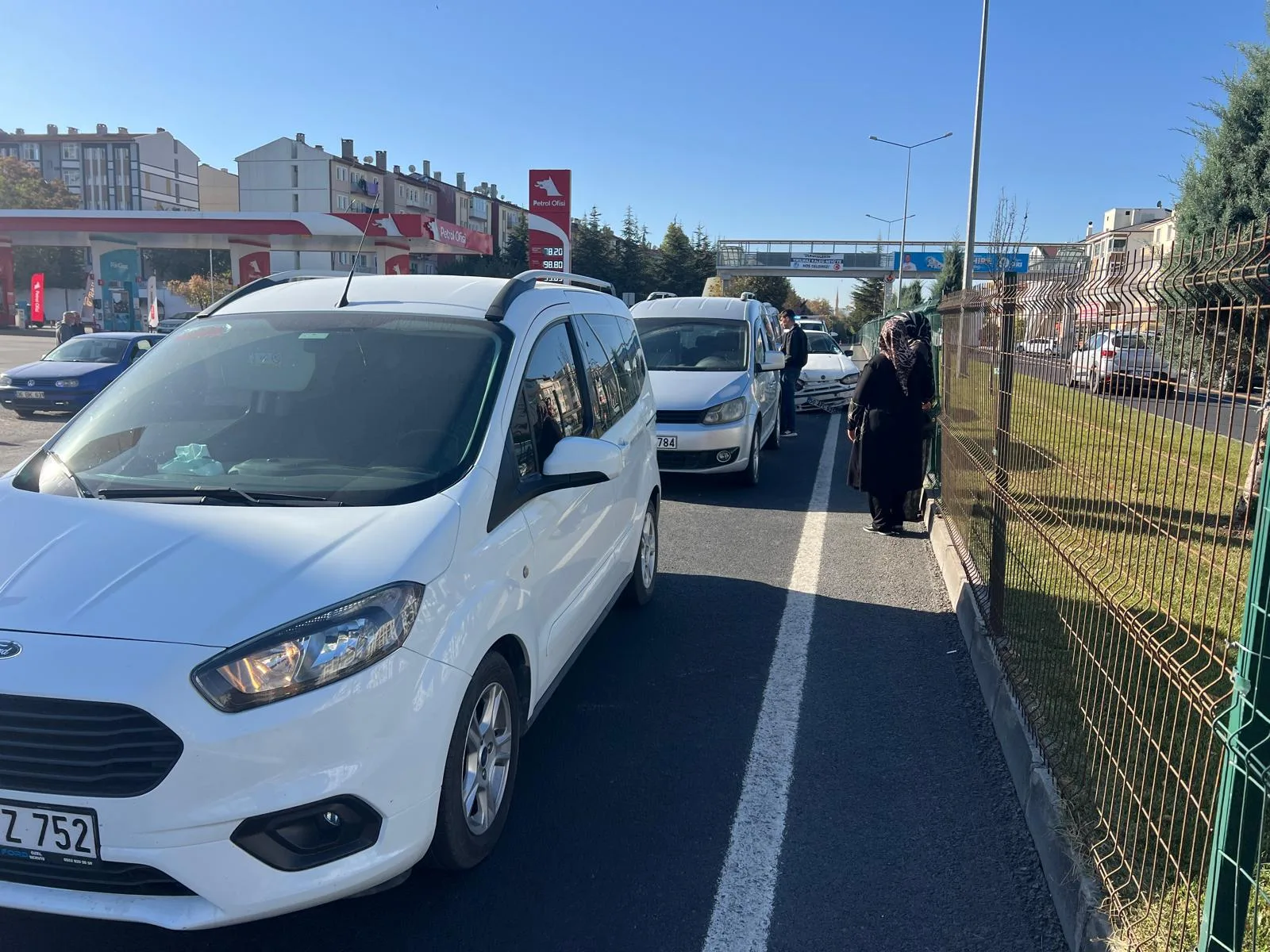 Nevşehir'de KPSS sınavı öncesi zincirleme kaza: 3 yaralı